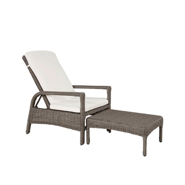 Tampa Sunchair grey Incl. Cushion Artwood 
