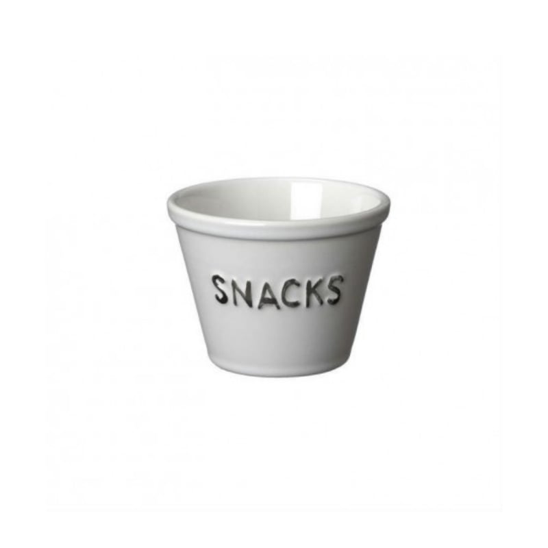 Kulho Snacks valkoinen/hopea Bruka Design