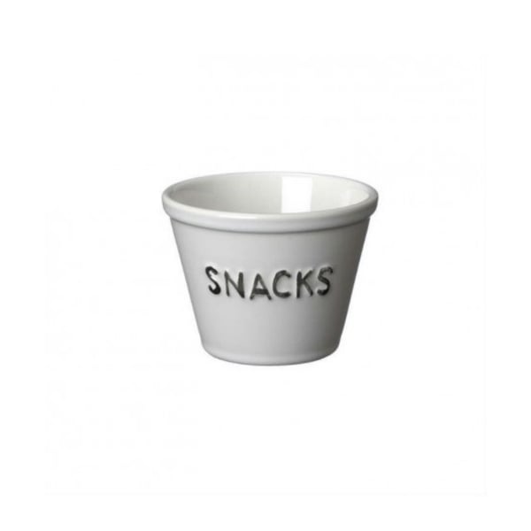 Kulho Snacks valkoinen/hopea Bruka Design