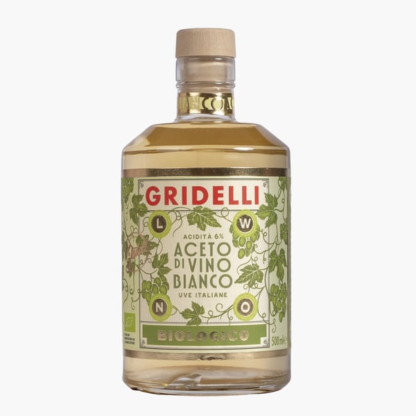 Aceto di Vino Bianco Eco 500ml Gridelli