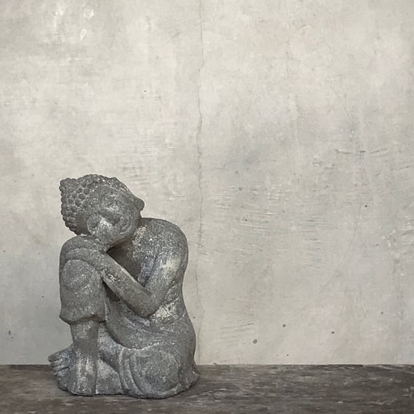 Calm Buddha Stone Statue Noori Objects