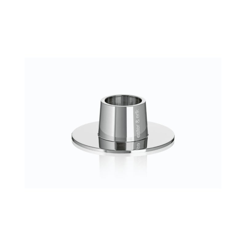 Candle Holder shiny silver Ester & Erik 