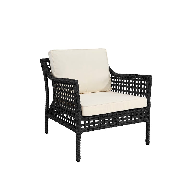 Santa Monica Armchair black Incl. Cushion Artwood  — kuva 1