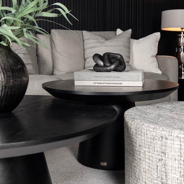 Cloud Round Coffee Table 120 black Artwood  — kuva 4