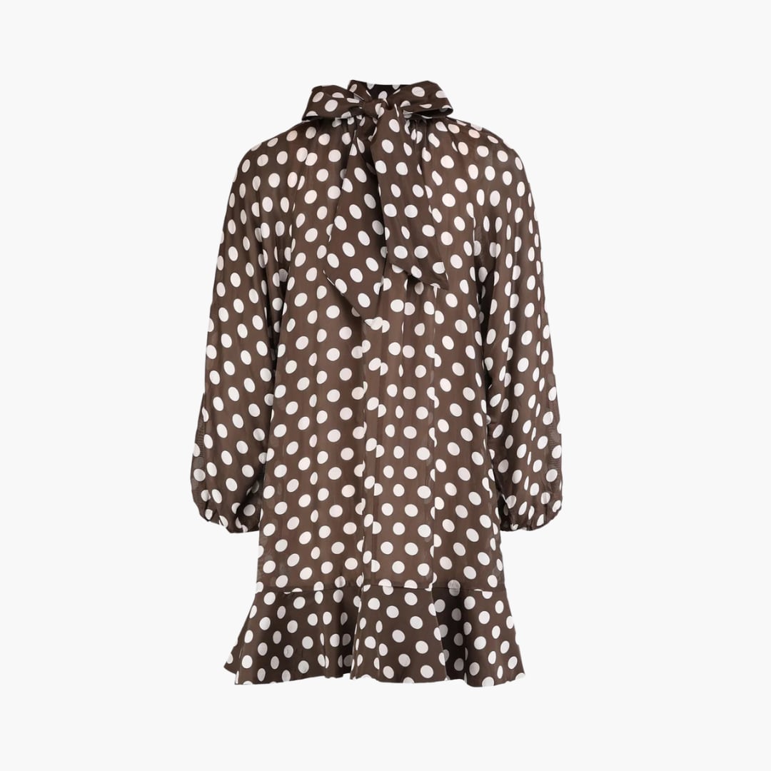 Striped Organza Shift Dress dots By TiMo — kuva 2