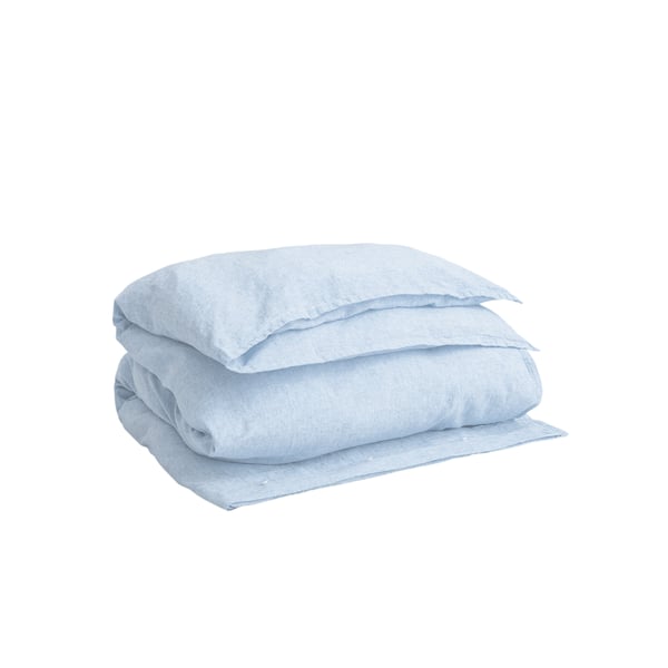 Cotton Linen Single Duvet light blue Gant Home 