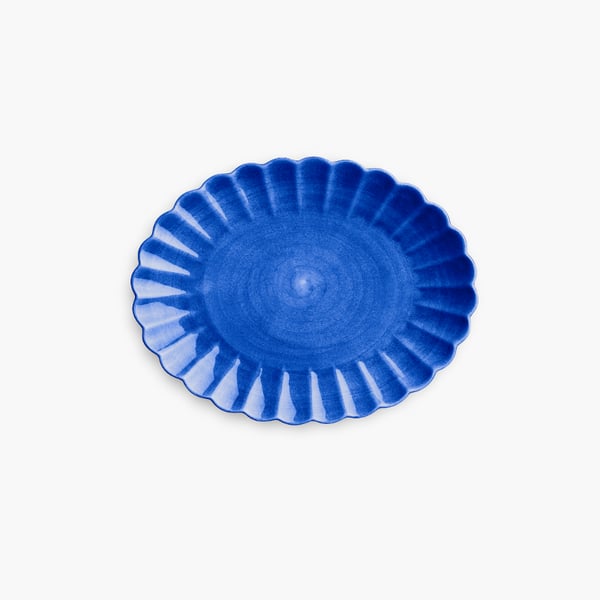 Mateus Oyster Plate 35x30 blue 