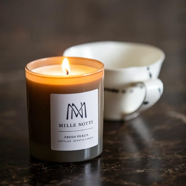 Scented Candle fresh peach Mille Notti 