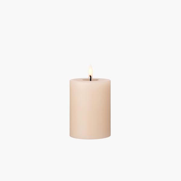 LED Pillar Candle 7,5x10 cm ice latte Ester & Erik 