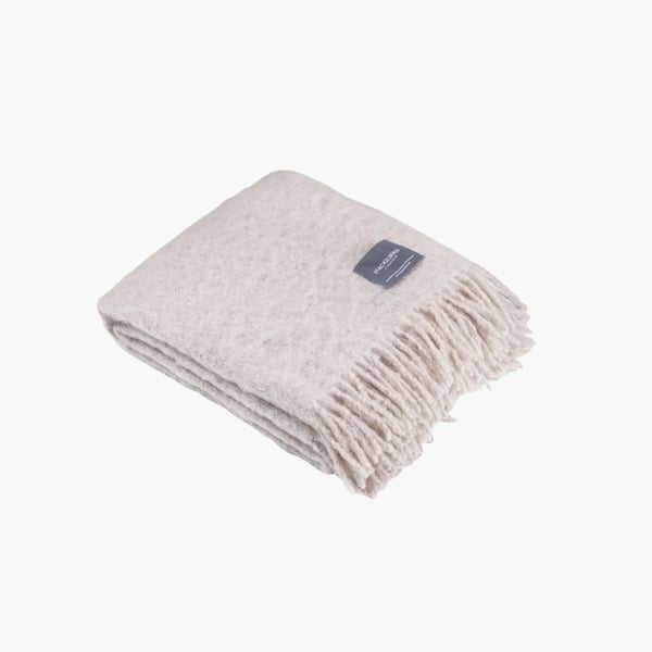 Mohair Blanket portabello Stacklebergs 