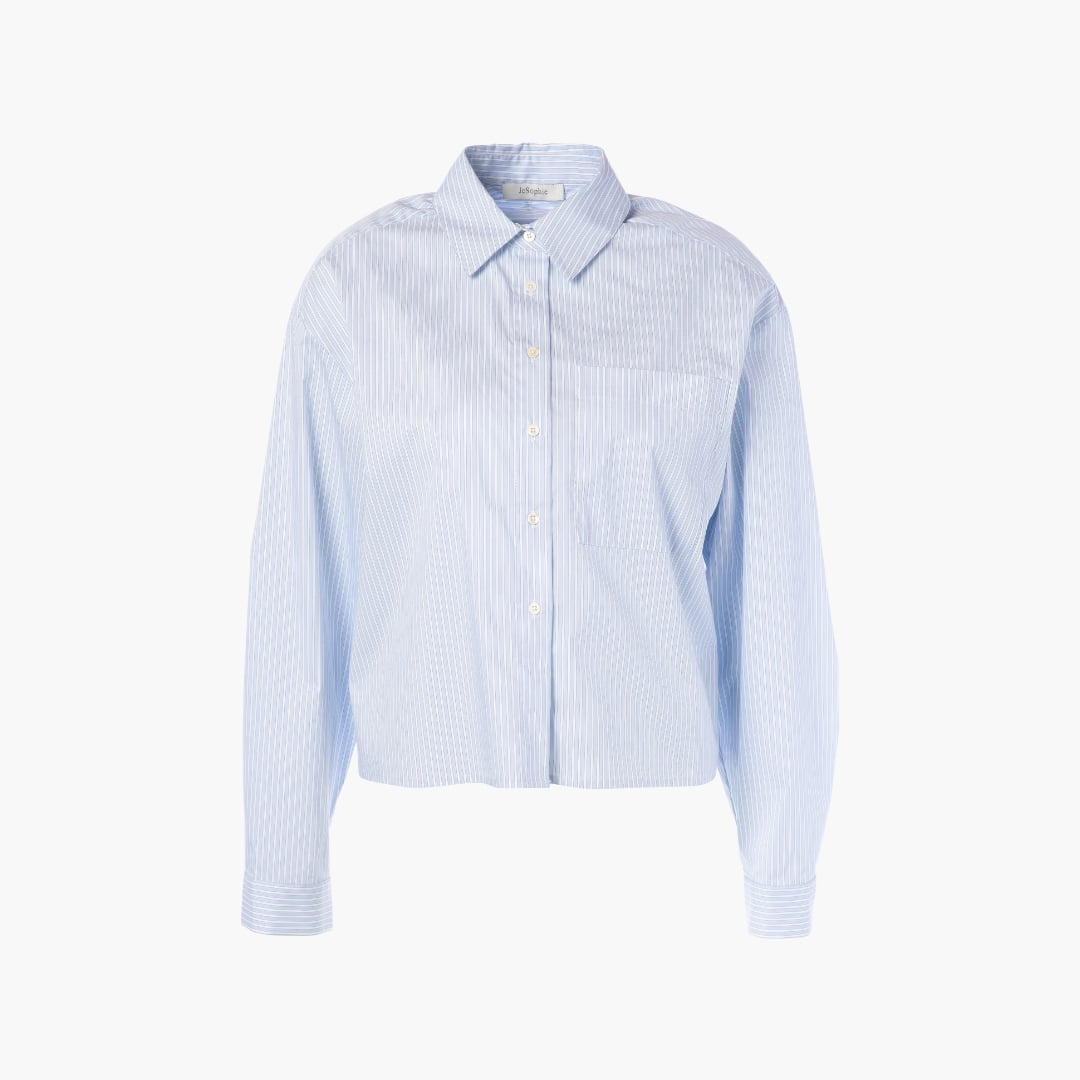 Racer Blouse light blue stripes JcSophie  — kuva 2