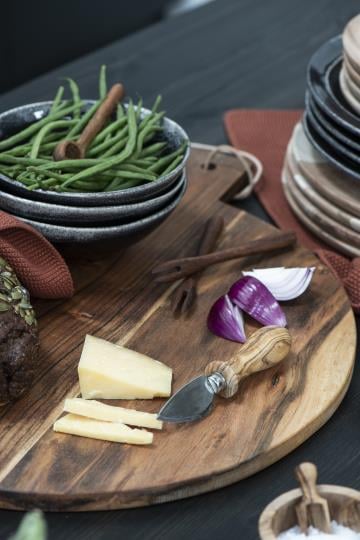 Cutting Board Round Oiled Acacia Wood  — kuva 2