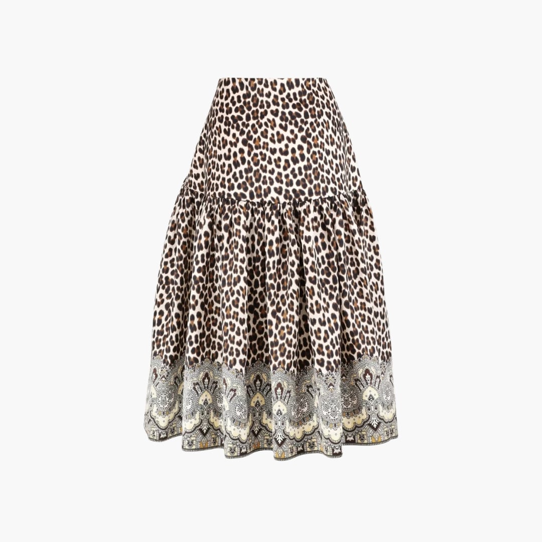 Taffeta Midi Skirt wild paisley By TiMo  — kuva 2