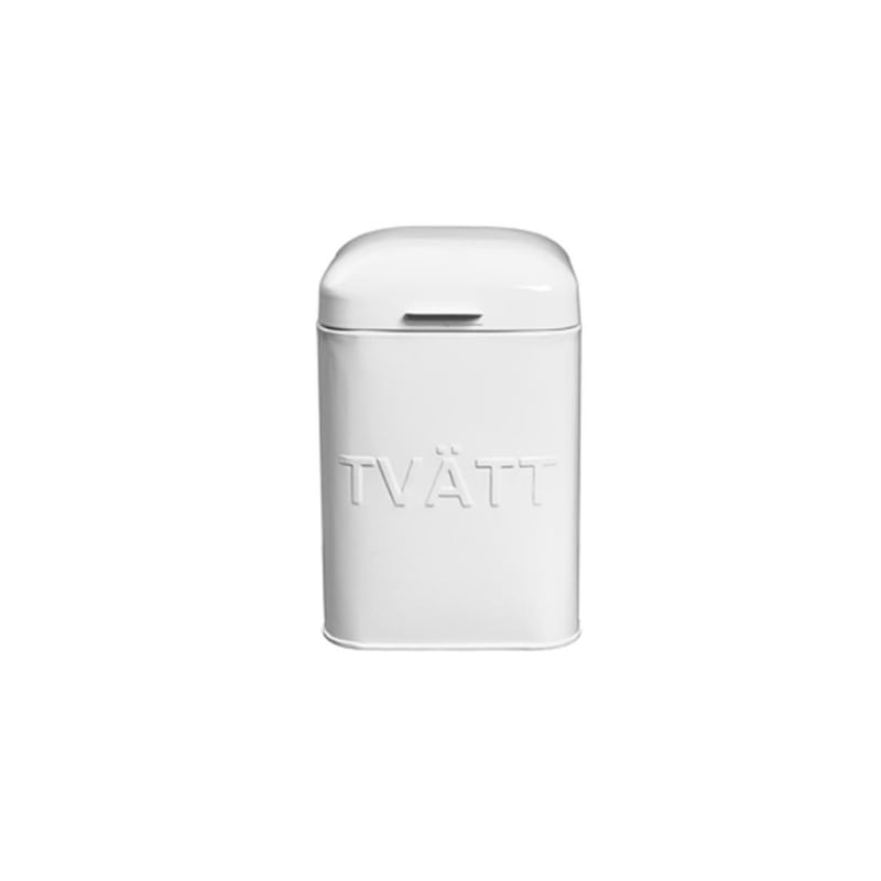 Tvätt Pesuainepurkki valkoinen Bruka Design