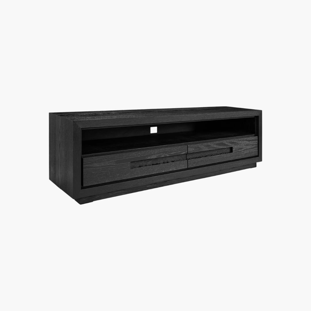 Hunter Media Bench 120 black oak Artwood 