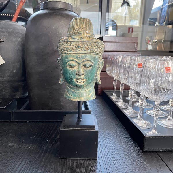 Birma Head antique green 