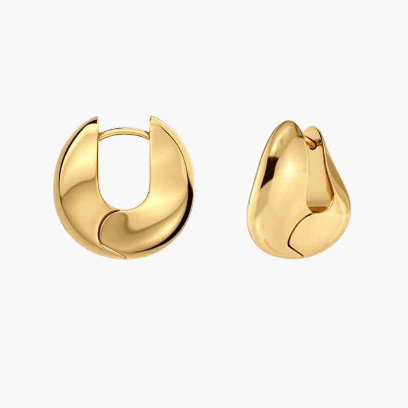 Azura Hoops S Gold korvakorut, Edblad — kuva 1