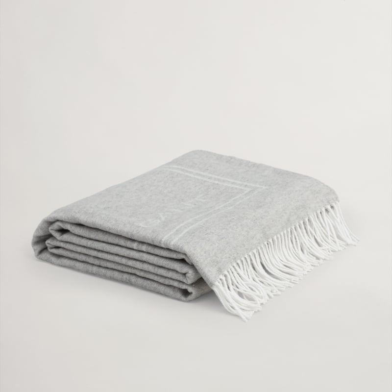 Gant Logo Throw tartan green Gant Home — kuva 1