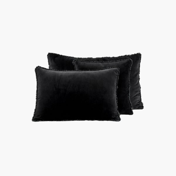 Kobe CC 40x60 noir velvet Haomy 