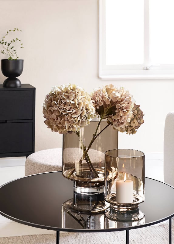 Optic Vase/Candleholder L topaz  — kuva 2