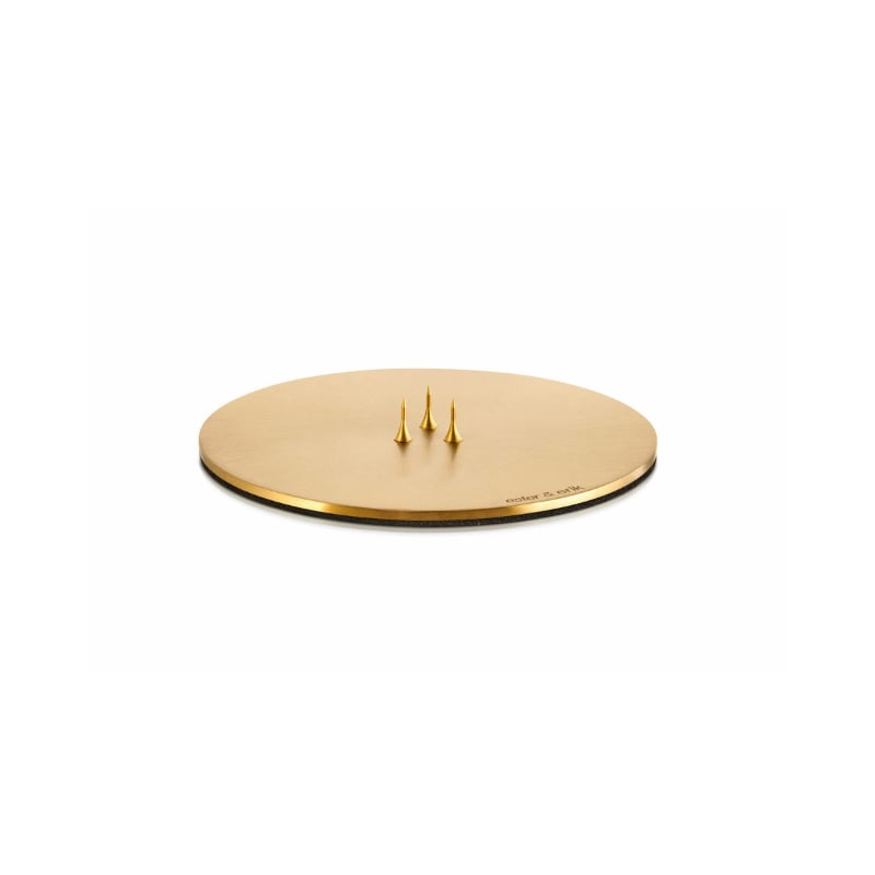 Candle Plate matt gold Ester & Erik 