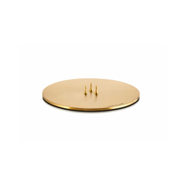 Candle Plate matt gold Ester & Erik 