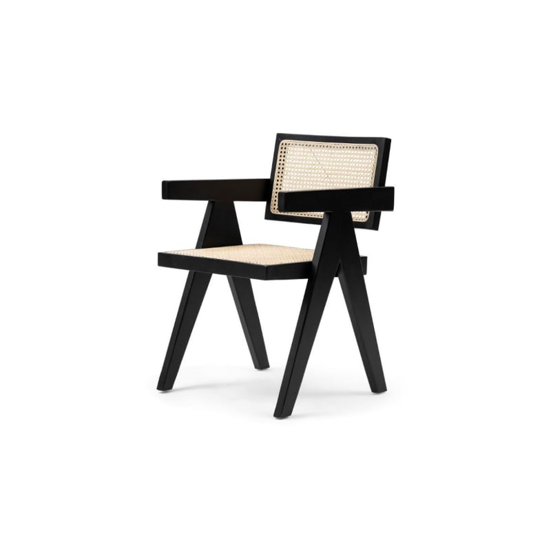 St. Moritz Dining Armchair black Riviera Maison  — kuva 1