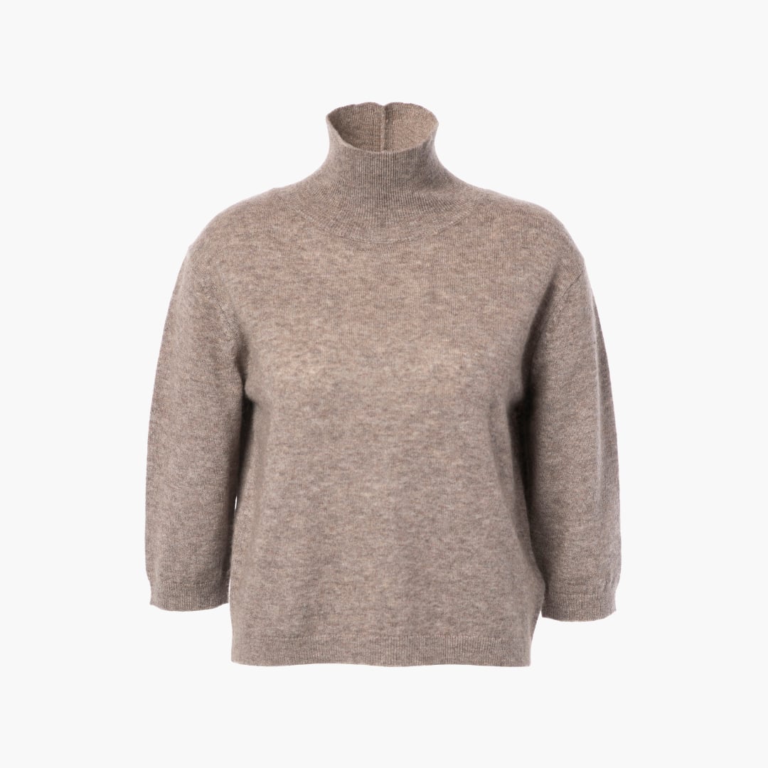 Roxanne Turtleneck light brown JcSophie  — kuva 1
