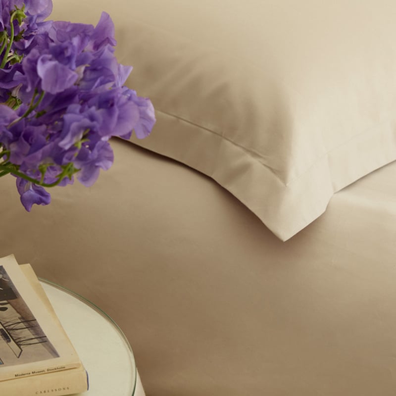 Satina Pillowcase 60x80 sand Mille Notti  — kuva 3