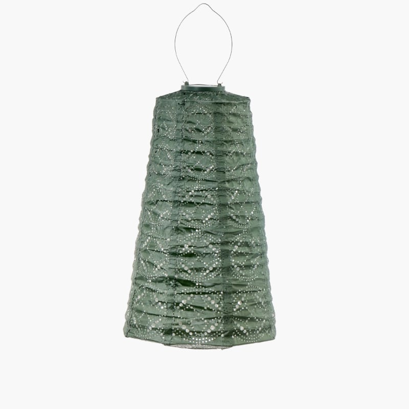 Vaaleanvihreä aurinkokennolyhty Mandela Lampshade 28Ø, Lumiz — kuva 1