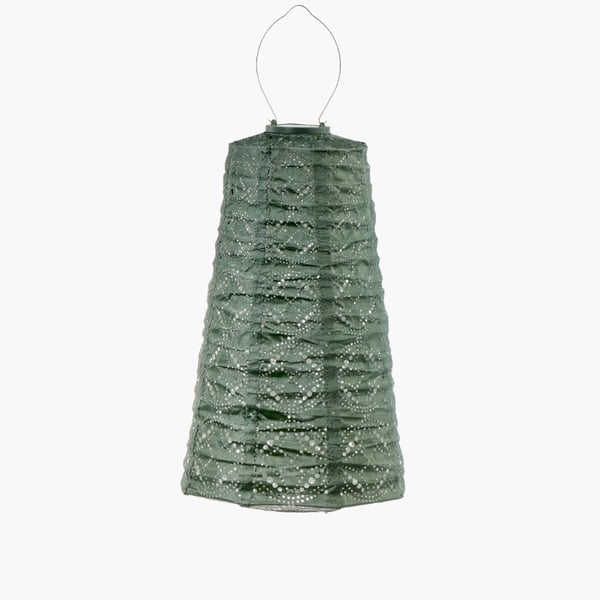 Vaaleanvihreä aurinkokennolyhty Mandela Lampshade 28Ø, Lumiz