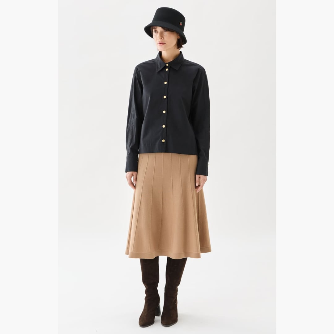 Noomi Shirt paitapusero musta Busnel — kuva 2