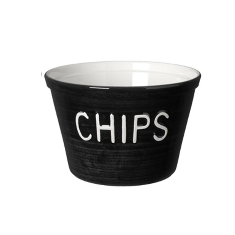 Kulho Chips musta Bruka Design — kuva 1