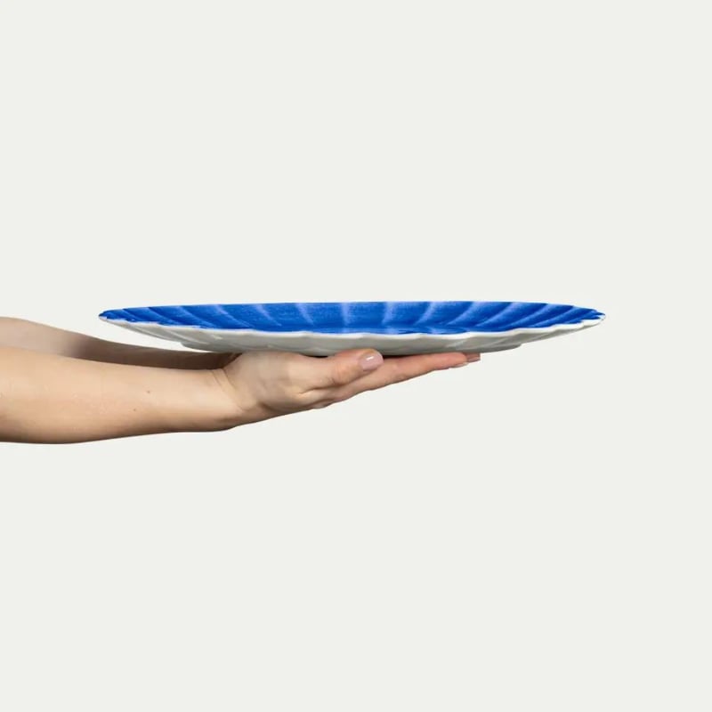 Mateus Oyster Plate 35x30 blue  — kuva 2