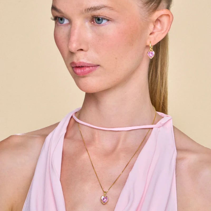 Sweethearts light pink korvakorut, Annele — kuva 3