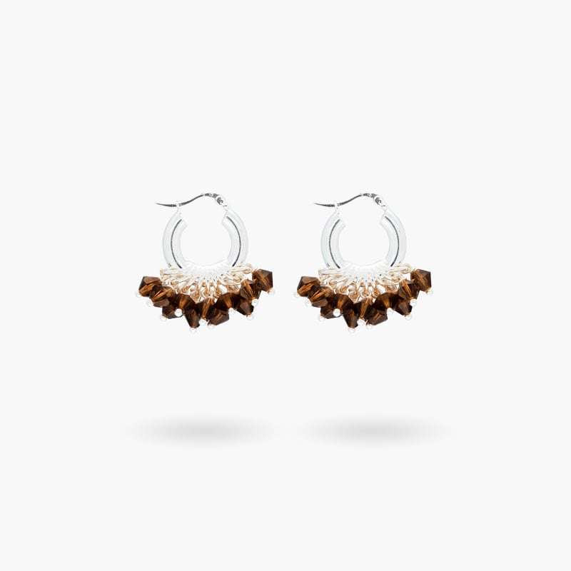 Mini Chocolicious Earring in silver Annele  — kuva 1