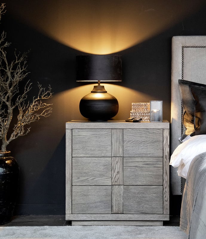 Hunter Drawer antique grey oak Artwood  — kuva 2