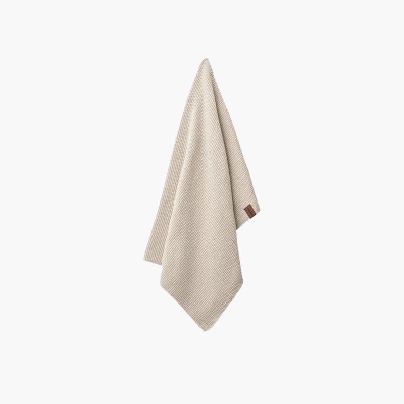 Knitted Kitchen Towel light stone Humdakin 