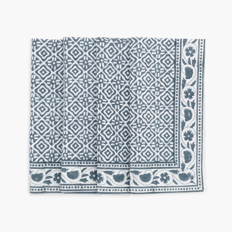 Simmi true blue-lautasliinat, 4 kpl 50x50cm, Chamois — kuva 1