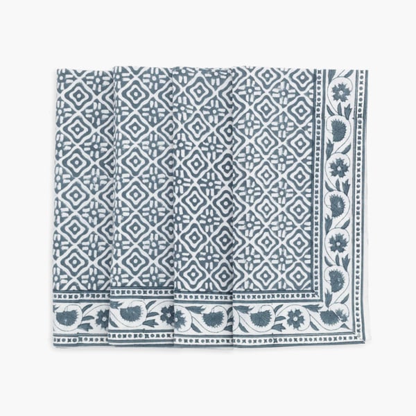Simmi true blue-lautasliinat, 4 kpl 50x50cm, Chamois