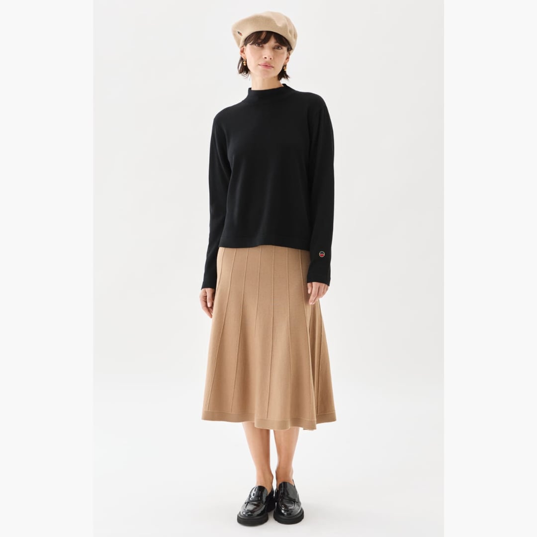 Odette Turtleneck poolo musta Busnel  — kuva 2