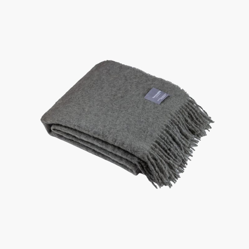 Mohair Blanket green marble Stacklebergs  — kuva 1