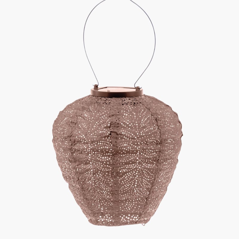 Punaruskea Mocha Mousse aurinkokennolyhty Balloon Folia 20Ø, Lumiz — kuva 1